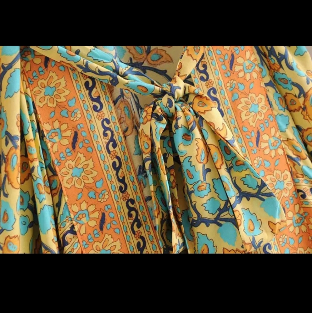 NEW VINTAGE BOHEMIAN ROBE KIMONO - Picture 8 of 15